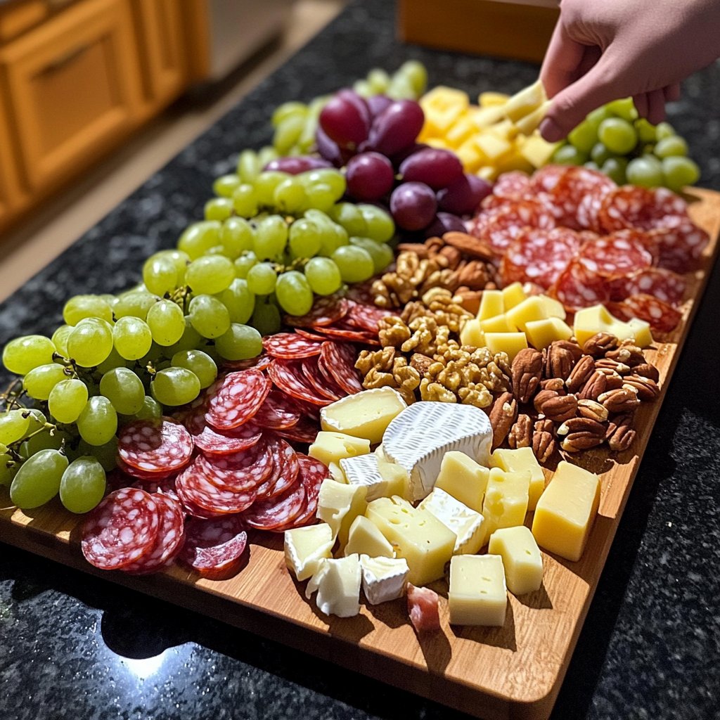 Super Bowl Charcuterie Board