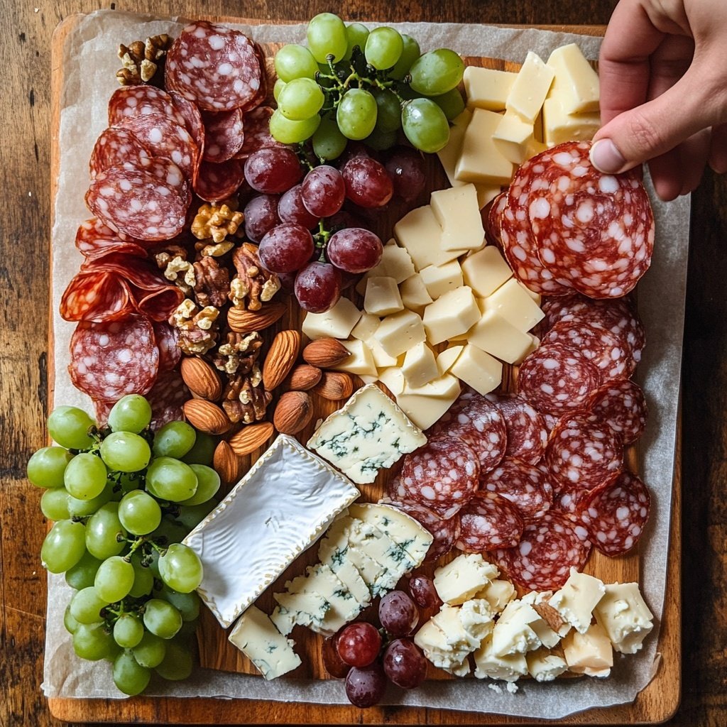 Easy Super Bowl Charcuterie Board