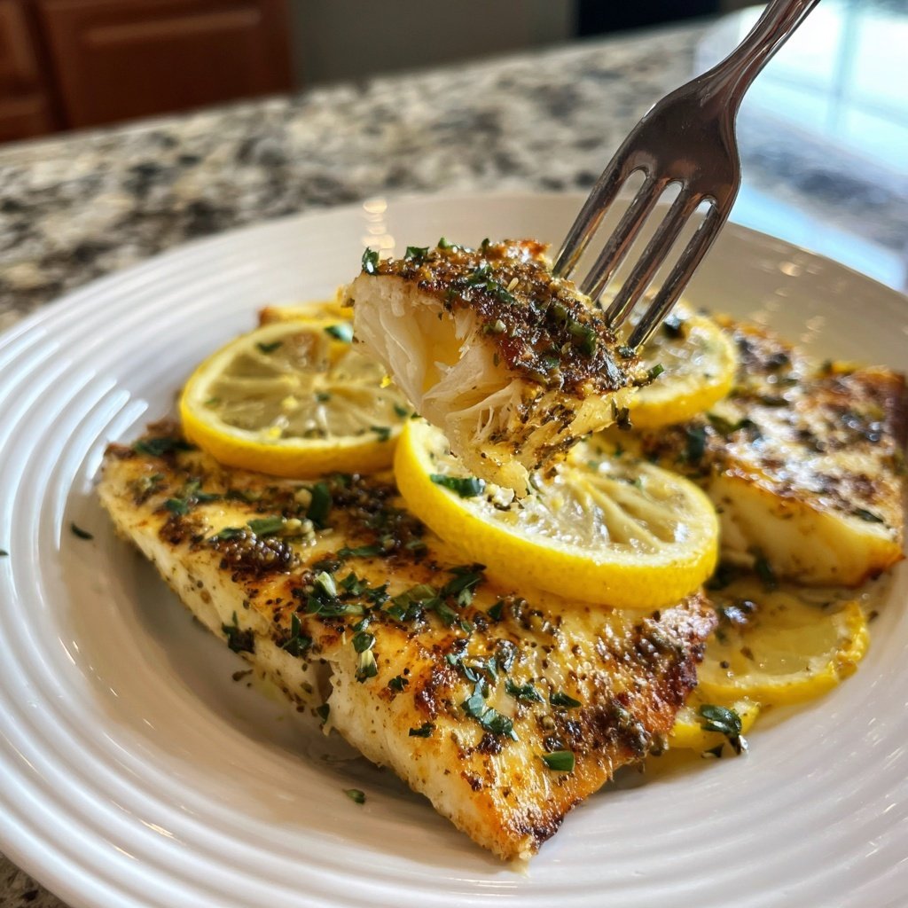 Healthy & Light Lemon Grilled Fish Plate