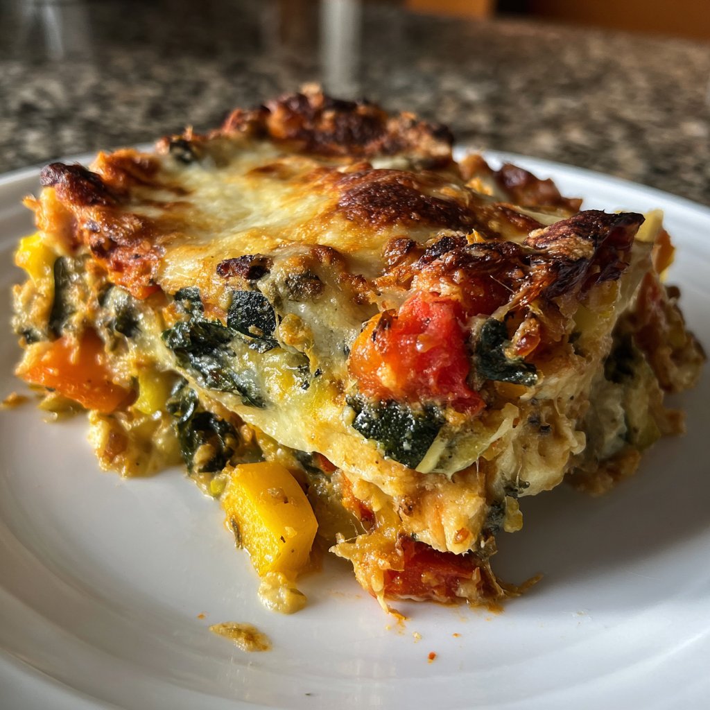 Sunday Slow Baked Vegetable Lasagna