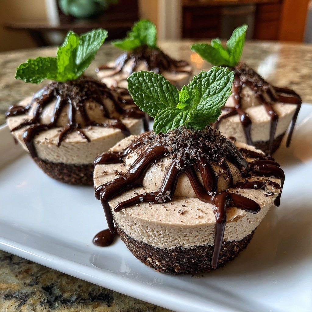 Chocolate Mint Dessert Cups