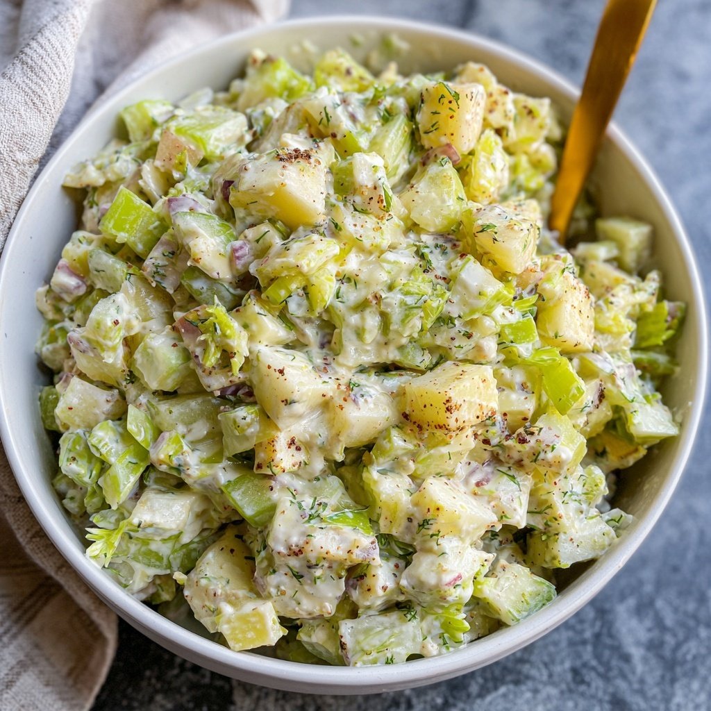 Creamy Celery Apple Salad