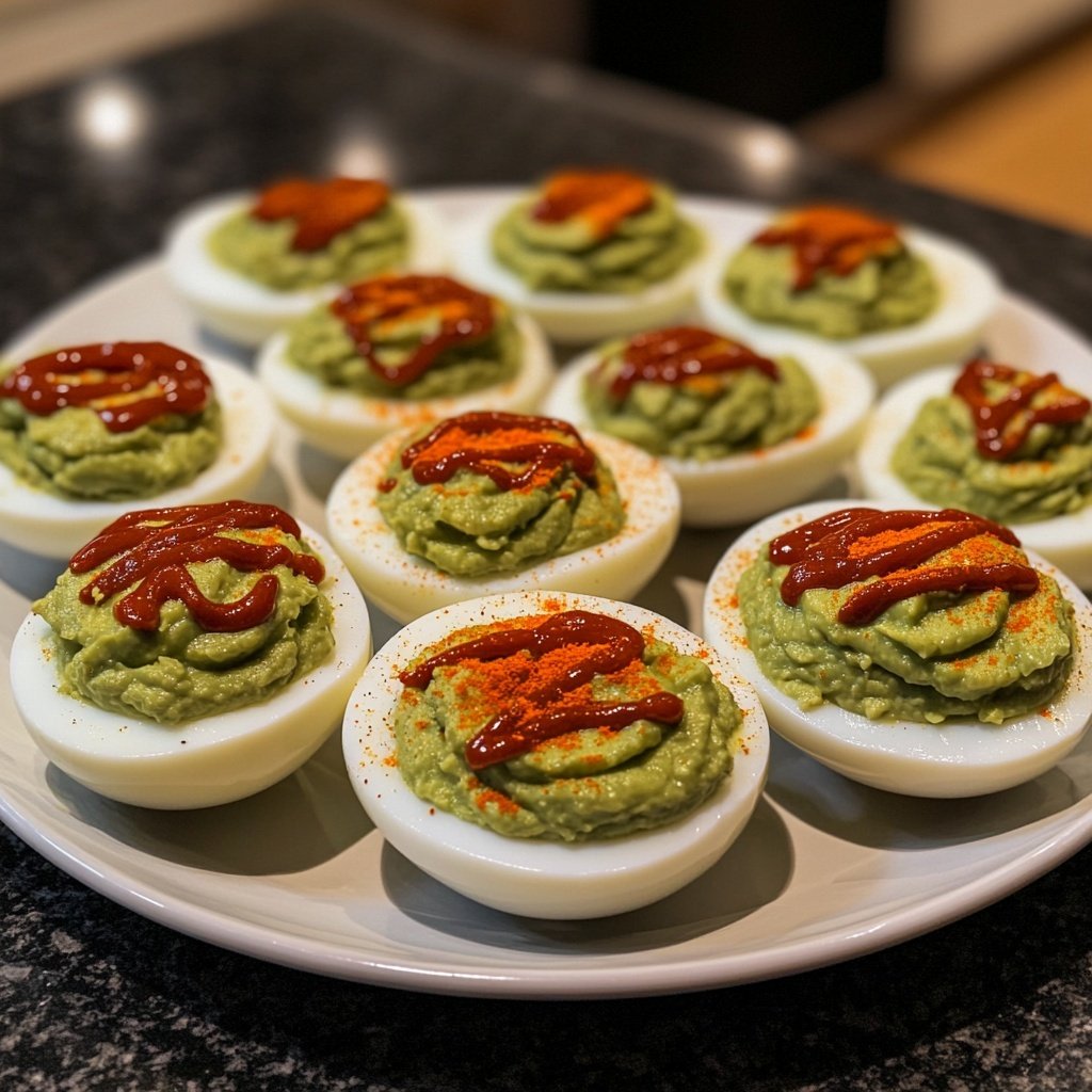 Avocado Deviled Eggs