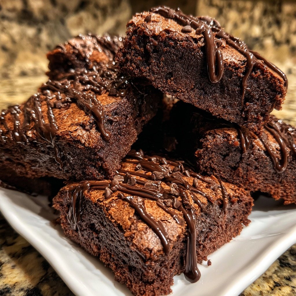 Cottage Cheese Brownies with Dark Chocolate