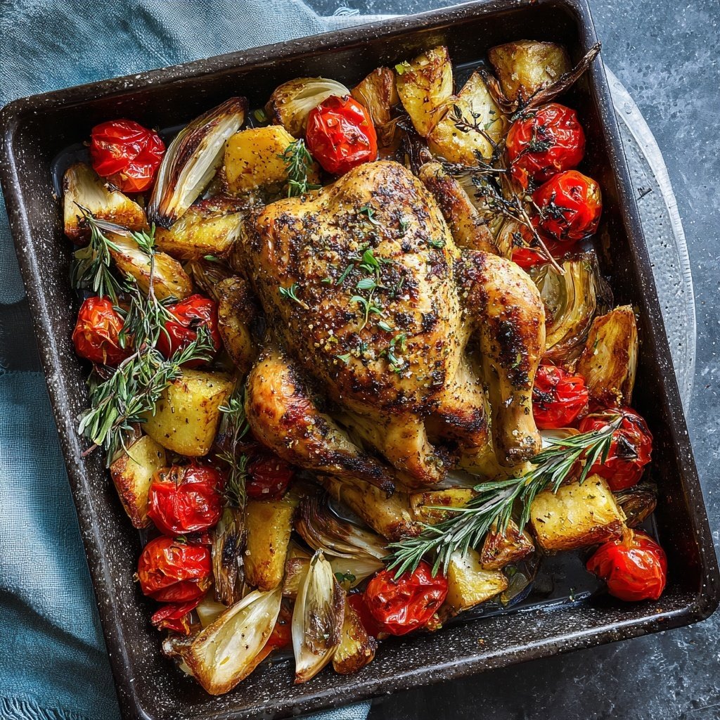 Greek Chicken Sheet Pan Dinner